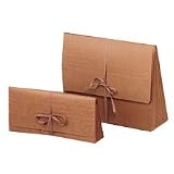 Expanding Partition Wallet, Redrope with Cloth Ties, 4 Pockets, 11 3/4 x 9 1/2 (SMD72053)