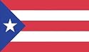 Puerto Rico Flag, Nylon (3 ft. x 5 ft.)