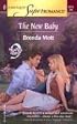 The New Baby (9 Months Later) (Harlequin Superromance, No. 1211)