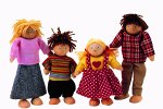 Childrens Toyshop  Toys : Doll House Family