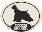 Cocker Spaniel Euro Decal2008