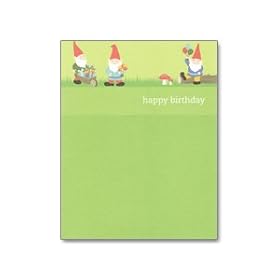 Garden Gnomes Happy Birthday Card