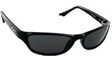 LX Polarized F1 Sunglasses - Black w/ Grey Polarized Lens