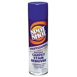 SPOT SHOT Professional Instant Carpet Stain Remover, Twelve - 18 oz. Aerosol Cans per Case