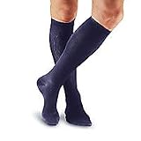 FootSmart Men's Microfiber Nylon Moderate Support Over-the-Calf Socks