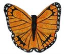 Set of 2 Yellow Butterfly Drawer Knobs