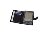 Black Leather PDA Case with Velcro Closure