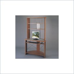 Corner Computer Tower - Cherry