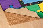 Learning Carpets Under Rug Mat - Oval Large
