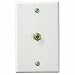Philips Accessories #WCV77 White Coax Wall Plate