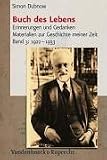 Produkt-Bild: Simon Dubnow. Buch des Lebens. Erinnerungen und Gedanken. Materialien zur Geschichte meiner Zeit: Simon Dubnow: Buch des Lebens 3. 1922 - 1933: Bd 3