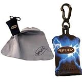 Alpine Innovation Spudz Microfiber Lens Cleaning Cloth SPBL01 Blue Lightning
