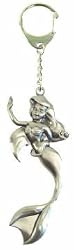 Ariel The Little Mermaid Pewter Key Chain