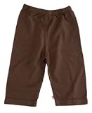 Organic Slip on Pant by Baby Soy (3 - 6 Months, Chocolate)