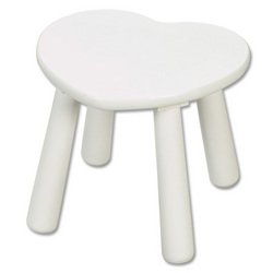 Childrens Toyshop  Toys : Gift Mark Heart Shaped Stool