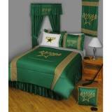 Sports Coverage 05JSCOM5STATWIN Dallas Stars Sideline Queen Comforter Stars in G