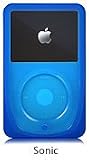 ISkin eVo3 Sonic - Case for digital player - silicone - vibrant blue - iPod with video (5G) 30GB