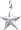 Star Charm, Sterling Silver