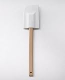 SiliconeZone Large Wood Spatula, White