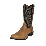 Ariat XR Pro SQ Ostrich 12 D Cowboy Boots Antique Russet Mens 10002576 