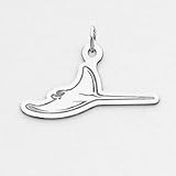 Sterling Silver Tampa Bay Devil Rays Lg Pol Stingray Charm