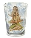 UKULELE PIN UP GIRL - HANDBLOWN SHORT SHOT GLASSES