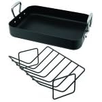 Stellar Hard Anodised Roasting Pan & Rack 36x27cm