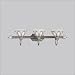 Progress Lighting P3251-44 Verona 3 Light Wall Sconce Lamp in Oxford Silver