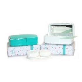 Contact Lens Case with Mirror