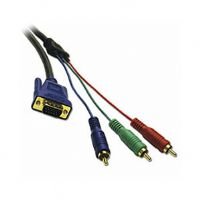 Cables To Go 29642 Ultima HD15 to RCA HDTV Component Video Breakout Cable (12 Feet - Charcoal)