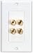 Dayton WP-4B Wallplate Four Banana/Binding Post