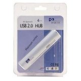 CP TECHNOLOGIES CP-UH-135 4-PORT USB 2.0 Platinum Series Hub with Switching Power