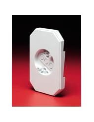 Home Improvement: Arlington 8141DBL Siding Mounting Kits with Built-in Box,  White, 1/2-, 1-Pack, - Arlington Industries. Inc