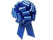 2 LARGE Pull String Bows - Gift Wrap Packaging - 8" 20 Loops - 2 3/4" - Royal Blue