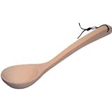 Hofmeister Holzwaren Kelle oval, mit Lederschlaufe
