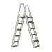 Adjustable A-Frame Aboveground Pool Ladder