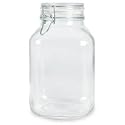 Bormioli Rocco Fido Glass Canning Jar Italian - 4 Liter
