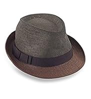 Contrast Brim Trilby Hat