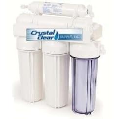 5 Stage Reverse Osmosis Undersink Water Filter System 50 GPD With Storage Tank