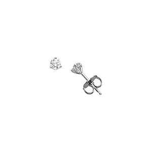 66229 14KW Gold 2Cttw I1,Gh Polished Diamond Stud Earrings