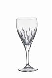 SET OF FOUR LARGE 24% CRYSTAL WINE GLASSES