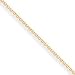14k 1.65mm Solid Diamond-Cut Cable Chain Necklace - 16 Inch