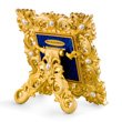 Review   / Michael Hero Blue and Gold European Traditions Picture Frame Crystallized with Swarovski