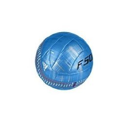 Adidas +F50 X-ite Mini Soccer Ball - Cyan/Red/Running White