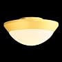 Casablanca KG1K-11 Dual-Light Fixture with Glass and Center-Stem, Snow White