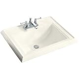 Bathroom Sink Drop In Self Rimming by Kohler - K-2241-8 in Almond