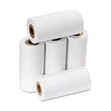Adding Machine/Calculator Receipt Rolls, 2-1/4w, 17'l, White, 5/pk