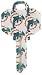 Miami Dolphins Schlage SC1 House Key