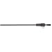 Carbon Fiber Cello Endpin with Ebony Plug 18 Inches Long