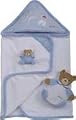 Kaloo Blue Hooded Towel Bath Set